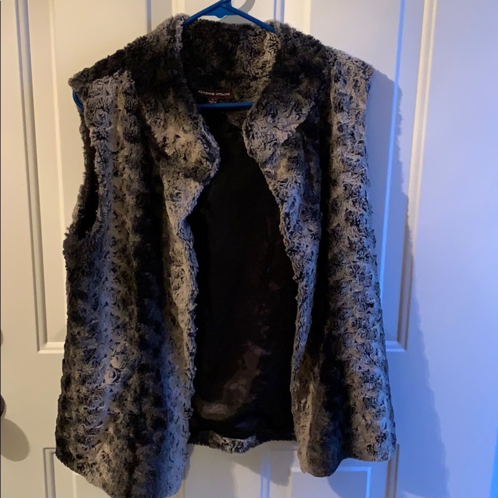 Faux fur vest